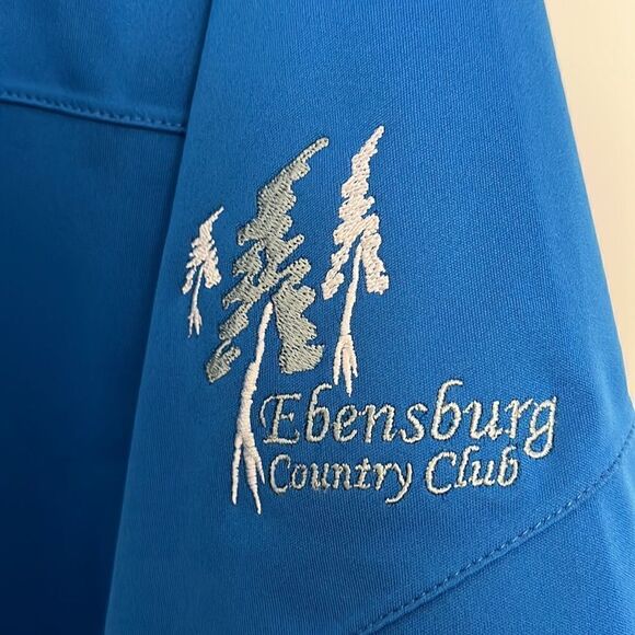 Mizuno Pro Impermalite Technology Wind waterproof SS Blue Gray golf shirt L - Picture 3 of 5